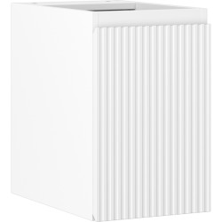 MEXEN/S - Rivel koupelnová skříňka pod umyvadlo 30, 1 dvířka, reliéf, bílá mat (91A21-03047-1-BF01)