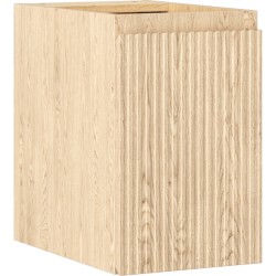 MEXEN/S - Rivel koupelnová skříňka pod umyvadlo 30, 1 dvířka, reliéf, dub (91A21-03047-1-BF81)