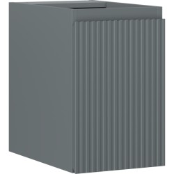 MEXEN/S - Rivel koupelnová skříňka pod umyvadlo 30, 1 dvířka, reliéf, grafit mat (91A21-03047-1-BF66)