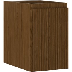 MEXEN/S - Rivel koupelnová skříňka pod umyvadlo 30, 1 dvířka, reliéf, ořech (91A21-03047-1-BF86)