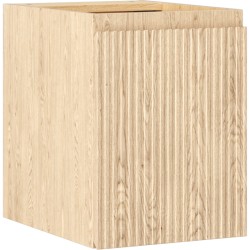 MEXEN/S - Rivel koupelnová skříňka pod umyvadlo 35, 1 dvířka, reliéf, dub (91A21-03547-1-BF81)