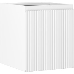 MEXEN/S - Rivel koupelnová skříňka pod umyvadlo 40, 1 dvířka, reliéf, bílá mat (91A21-04047-1-BF01)