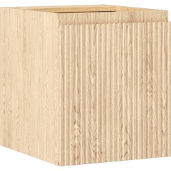 MEXEN/S - Rivel koupelnová skříňka pod umyvadlo 40, 1 dvířka, reliéf, dub (91A21-04047-1-BF81)