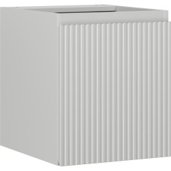 MEXEN/S - Rivel koupelnová skříňka pod umyvadlo 40, 1 dvířka, reliéf, šedá mat (91A21-04047-1-BF62)