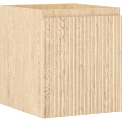 MEXEN/S - Rivel koupelnová skříňka pod umyvadlo 40, 1 šuplík, reliéf , dub (91A20-04047-1-BF81)