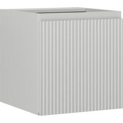 MEXEN/S - Rivel koupelnová skříňka pod umyvadlo 45, 1 dvířka, reliéf, šedá mat (91A21-04547-1-BF62)