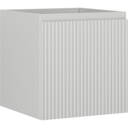 MEXEN/S - Rivel koupelnová skříňka pod umyvadlo 45, 1 šuplík, reliéf , šedá mat (91A20-04547-1-BF62)