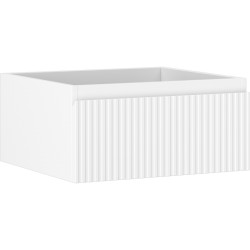 MEXEN/S - Rivel koupelnová skříňka pod umyvadlo 50, 1 šuplík, reliéf , bílá ma (91A20-05023-1-BF01)