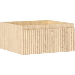 MEXEN/S - Rivel koupelnová skříňka pod umyvadlo 50, 1 šuplík, reliéf , dub (91A20-05023-1-BF81)