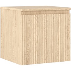 MEXEN/S - Rivel koupelnová skříňka pod umyvadlo 50 cm s deskou, 1 šuplík, reliéf , dub (91A20-05047-1-BFC81)