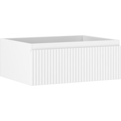 MEXEN/S - Rivel koupelnová skříňka pod umyvadlo 60, 1 šuplík, reliéf , bílá mat (91A20-06023-1-BF01)