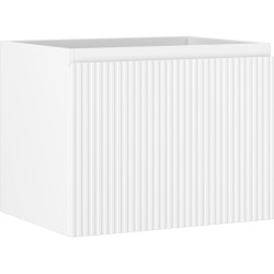 MEXEN/S - Rivel koupelnová skříňka pod umyvadlo 60, 1 šuplík, reliéf , bílá mat (91A20-06047-1-BF01)