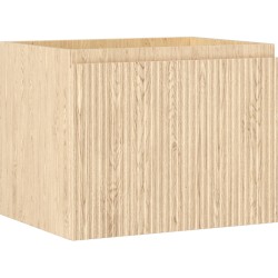 MEXEN/S - Rivel koupelnová skříňka pod umyvadlo 60, 1 šuplík, reliéf , dub (91A20-06047-1-BF81)