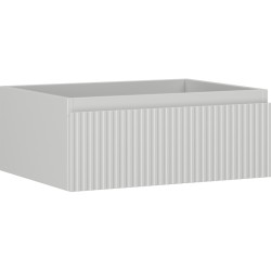 MEXEN/S - Rivel koupelnová skříňka pod umyvadlo 60, 1 šuplík, reliéf , šedá mat (91A20-06023-1-BF62)