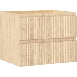 MEXEN/S - Rivel koupelnová skříňka pod umyvadlo 60, 2 zásuvky, reliéf , dub (91A20-06047-2-BFF81)