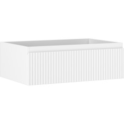 MEXEN/S - Rivel koupelnová skříňka pod umyvadlo 70, 1 šuplík, reliéf , bílá mat (91A20-07023-1-BF01)