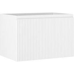 MEXEN/S - Rivel koupelnová skříňka pod umyvadlo 70, 1 šuplík, reliéf , bílá mat (91A20-07047-1-BF01)