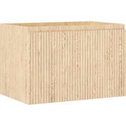 MEXEN/S - Rivel koupelnová skříňka pod umyvadlo 70, 1 šuplík, reliéf , dub (91A20-07047-1-BF81)