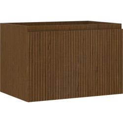 MEXEN/S - Rivel koupelnová skříňka pod umyvadlo 70, 1 šuplík, reliéf , ořech (91A20-07047-1-BF86)