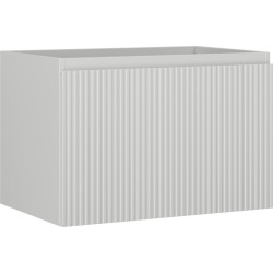 MEXEN/S - Rivel koupelnová skříňka pod umyvadlo 70, 1 šuplík, reliéf , šedá mat (91A20-07047-1-BF62)