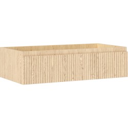 MEXEN/S - Rivel koupelnová skříňka pod umyvadlo 90, 1 šuplík, reliéf , dub (91A20-09023-1-BF81)