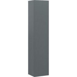 MEXEN/S - Rivel koupelnový sloup 35, 1 dvířka, reliéf, grafit mat (91A21-03016-1-BF66)