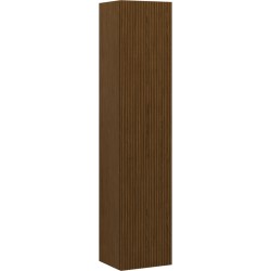 MEXEN/S - Rivel koupelnový sloup 35, 1 dvířka, reliéf, ořech (91A21-03016-1-BF86)