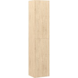 MEXEN/S - Rivel koupelnový sloup 35, 2 dvířka, reliéf, dub (91A21-03016-2-BF81)