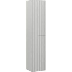 MEXEN/S - Rivel koupelnový sloup 35, 2 dvířka, reliéf, šedý mat (91A21-03016-2-BF62)