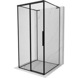 MEXEN/S - Rox-3S L sprchový kout 3 stěnný , posuvný levá 95 x 95, černá okraj, černá (8C2L-095-095-70-70-3S-L)