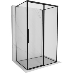 MEXEN/S - Rox-3S L sprchový kout 3 stěnný , posuvný pravá 120 x 70, černá okraj, černá (8C2L-120-070-70-70-3S-P)