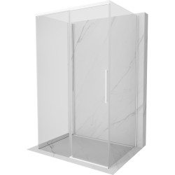 MEXEN/S - Rox-3S sprchový kout 3 stěnný , posuvný 150 x 70, transparent, bílá (8C2-150-070-20-00-3S)