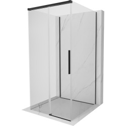 MEXEN/S - Rox-3S sprchový kout 3 stěnný , posuvný 95 x 95, transparent, černá (8C2-095-095-70-00-3S)
