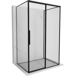 MEXEN/S - Rox-3S sprchový kout 3 stěnný , posuvný pravá 120 x 70, černá okraj, černá (8C2-120-070-70-70-3S-P)