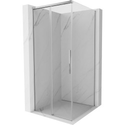 MEXEN/S - Rox sprchový kout posuvný 90 x 90, transparent, chrom (8C2-090-090-01-00)