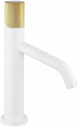 MEXEN/S - Rumba One umyvadlová baterie, bílá / chrom (73501-25)