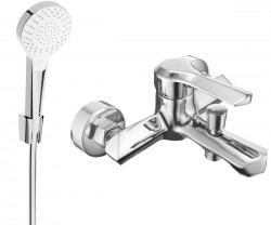 MEXEN/S - Saber R05 vanová baterie se sprchovou soupravou, chrom (7213R05-00)