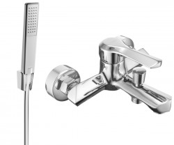 MEXEN/S - Saber R72 vanová baterie se sprchovou soupravou, chrom (7213R72-00)