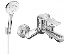MEXEN/S - Saber R74 vanová baterie se sprchovou soupravou, chrom (7213R74-00)