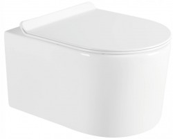 MEXEN/S - Sofia Závěsná WC mísa včetně sedátka s slow-slim, duroplast, bílá (30540100)