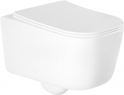 MEXEN/S - Stella Závěsná WC mísa včetně sedátka s slow-slim, duroplast, bílá (30680900)