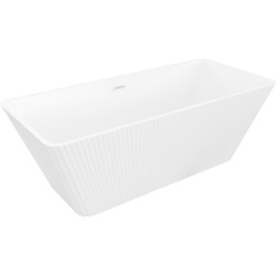 MEXEN/S - Tava volně stojící vana reliéf 170 x 75, bílá, sifon a přepad bílá (52851707500-20)