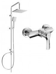 MEXEN/S - Tord sprchový sloup včetně sprchové baterie Sabre, chrom (72140200-00)