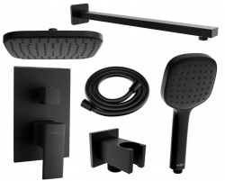 MEXEN/S - Uno DR33 sprchová sestava podomítková, černá (71435DR33-70)