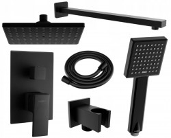 MEXEN/S - Uno DR45 sprchová sestava podomítková, černá (71435DR45-70)