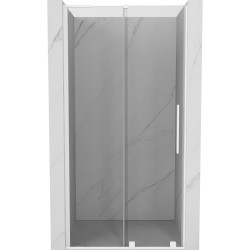 MEXEN/S - Velar L posuvné sprchové dveře 100, transparent, bílá (871-100-003-01-20)