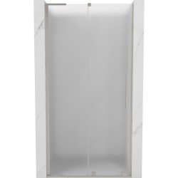 MEXEN/S - Velar L posuvné sprchové dveře 110, dekor, nikl kartáčovaný (871-110-003-31-97)