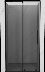 MEXEN/S - Velar L posuvné sprchové dveře 110, grafit, černá (871-110-003-41-70)