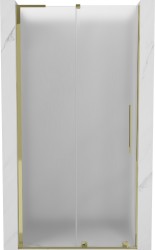 MEXEN/S - Velar L posuvné sprchové dveře 120, dekor, zlatá (871-120-003-31-50)