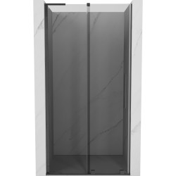 MEXEN/S - Velar L posuvné sprchové dveře 120, grafit, grafit kartáčovaná (871-120-003-41-66)